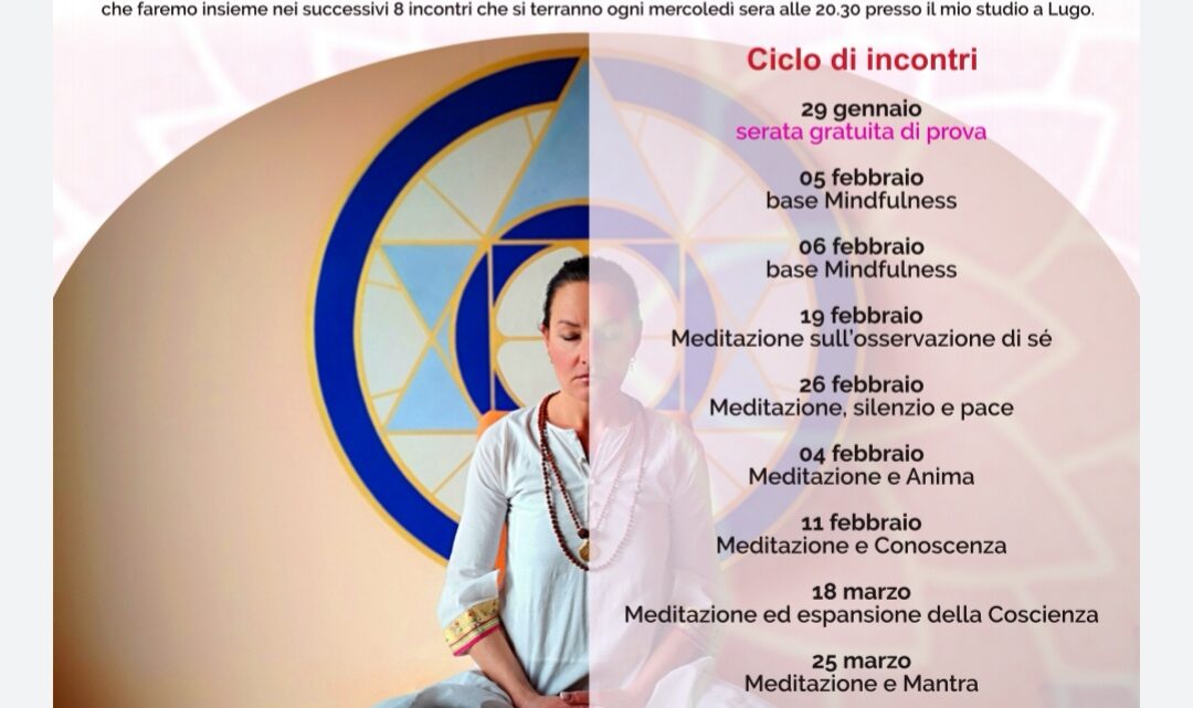 Corsi di meditazione presso Spazio Manisha